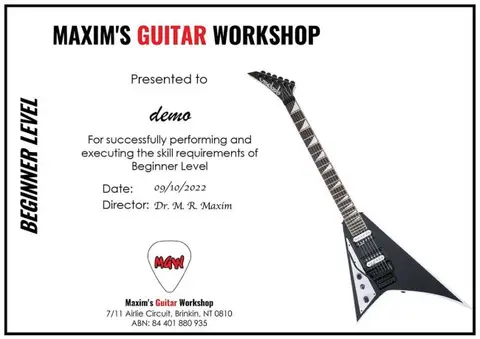 Maxim's Guitar Workshop