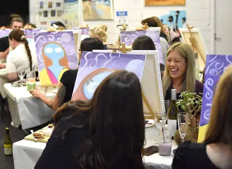 The Art Exchange | Art Classes & Paint and Sip